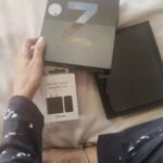 Flora Saini Instagram - It took a lot of guts to shift from my loyal trusted one plus to @samsung Please be good ❤️ #samsungfold