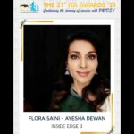 Flora Saini Instagram - Thank you @theitaofficial ❤️ This is quite a start into the new year 🎉 (Swipe on it) • Pls go vote for ur fav character by me Ayesha Dewan (inside edge), PC ji (akkad bakkad rafu chakkar), Nayantara (paurashpur) or various roles (apna news aayega) • *LINK IN BIO* Your vote matters 🙂 Keep the love coming Grateful 🤗🌹