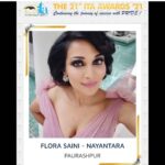 Flora Saini Instagram - Thank you @theitaofficial ❤️ This is quite a start into the new year 🎉 (Swipe on it) • Pls go vote for ur fav character by me Ayesha Dewan (inside edge), PC ji (akkad bakkad rafu chakkar), Nayantara (paurashpur) or various roles (apna news aayega) • *LINK IN BIO* Your vote matters 🙂 Keep the love coming Grateful 🤗🌹