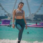 Garima Chaurasia Instagram - Let the sea set you free..🏝️🌊🫶🏻 . . 📸: @nitin_.1610 Edit: @welcomeishu3694 #gimaashi #picoftheday #beach #beachvibes #sea #seaside #sunnyday #Dubai #aquafun #wateradventure #visitDubai #exploreDubai AQUA FUN Waterpark