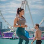 Garima Chaurasia Instagram - Hey boy! 😉🏖️ . . 📸: @nitin_.1610 Edit: @welcomeishu3694 #gimaashi #picoftheday #gimaians #beach #Dubai #seaview #seaside #beachlife #visitdubai