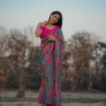 Garima Chaurasia Instagram - Gimaaaaa in sareeee finally 💕 . . 📸& 🎨: @welcomeishu3694 #gimaashi #saree #ethnic #gimaians #staytuned