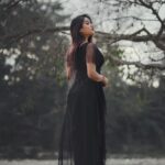 Garima Chaurasia Instagram – Now you already know, BLACK 🖤
.
.
.
📸 & 🎨 : @welcomeishu3694 
#gimaashi #blackislove #gimaians #picoftheday