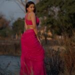 Garima Chaurasia Instagram - Pink to make everyone wink 😉 💕 . . Wearing: @alayabystage3 📸: @nitin_.1610 #gimaashi #ethnic #picoftheday #indian #gimaians