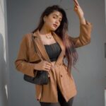 Garima Chaurasia Instagram - One of a kind 🤎 . . Wearing : @a.la.modebyakanksha 📸: @nitin_.1610 #gimaashi #sunshine #sunkissed #sunnyday #gimaians