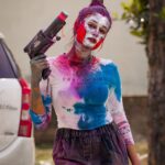 Garima Chaurasia Instagram - Baba elaichi lit 🪩🤣 #holiedition . HOLI SPECIAL 🎨 #holi2023 😈 You guys knw alreadyyyyyyy how much I love celebrating holiiii🥳 *real holi scenes* . . 📸: @nitin_.1610 #gimaashi #gimaians #holi #gulaal #rang #holi2023 #festive #festiveseason #spread-love