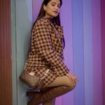 Garima Chaurasia Instagram - I just love this tone 🤎 . . Wearing : @a.la.modebyakanksha 📸: @nitin_.1610 #gimaashi #picoctheday #staytuned #explore #keeploving #browntones #wintervibes