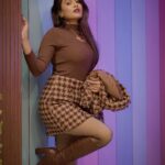 Garima Chaurasia Instagram - I just love this tone 🤎 . . Wearing : @a.la.modebyakanksha 📸: @nitin_.1610 #gimaashi #picoctheday #staytuned #explore #keeploving #browntones #wintervibes