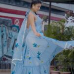 Garima Chaurasia Instagram - Bann ke titli Dil udaa uda udaaa hai, khinn dur..🦋 . Outfit: @bunaai Pr: @socialpinnaclepr Stylist: @styling.your.soul 📸: @nitin_.1610 #gimaashi #picoftheday #ethnic #explore #gimaians