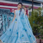 Garima Chaurasia Instagram - Bann ke titli Dil udaa uda udaaa hai, khinn dur..🦋 . Outfit: @bunaai Pr: @socialpinnaclepr Stylist: @styling.your.soul 📸: @nitin_.1610 #gimaashi #picoftheday #ethnic #explore #gimaians