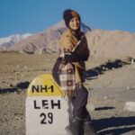Garima Chaurasia Instagram - It feels so good to be lost in the right DIRECTION 🤎 . . 📸: @nitin_.1610 #gimaashi #leh #ladakh #traveldiaries #explore #gimaians Magnetic Hill,leh
