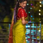 Garima Chaurasia Instagram - Vanakkam 🙏🏻 . So how’s my SOUTH INDIAN look 💁🏻‍♀️ Do let me knw in comments 💕 . . 📸: @welcomeishu3694 #gimaashi #southindiansaree #southindianlook #southgirl #explore #ethnic #saree #gimaians