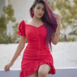 Garima Chaurasia Instagram - Nothing attracts attention like a red dress 💃🏻 . . 📸: @nitin_.1610 #gimaashi #explore #reddress #red #gimaians #picoftheday