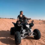 Garima Chaurasia Instagram - RIDE IT LIKE YOU STOLE IT 🏴‍☠️ . Atv ride is fun! 💯 . 📸: @nitin_.1610 edit: @welcomeishu3694 #gimaashi #Atv #atvriding #Dubai #safari #explore #gimaians #ride Desert Safari Dubai