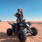 Garima Chaurasia Instagram - RIDE IT LIKE YOU STOLE IT 🏴‍☠️ . Atv ride is fun! 💯 . 📸: @nitin_.1610 edit: @welcomeishu3694 #gimaashi #Atv #atvriding #Dubai #safari #explore #gimaians #ride Desert Safari Dubai
