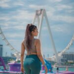 Garima Chaurasia Instagram - Hey boy! 😉🏖️ . . 📸: @nitin_.1610 Edit: @welcomeishu3694 #gimaashi #picoftheday #gimaians #beach #Dubai #seaview #seaside #beachlife #visitdubai