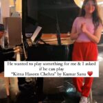 Geet Gambhir Instagram - Cant be a better gift than this to a Music lover like Me 🎼 … I felt welcomed 🥰 @hotel_saharastar . . . . . . . . . . . #piano #pianomusic #music #instrumental #love #kumarsanu Hotel Sahara Star International, Mumbai