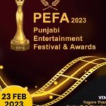 Geet Gambhir Instagram - PEFA was a complete GALA event at its BEST ♥️ #pefa . . . . . . . . #punjabi #punjabindustry #filmmaking #pollywood #punjab #awardshow #outfit