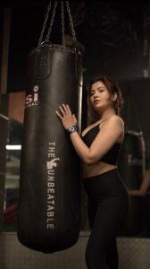 Geet Gambhir Instagram - Staying connected and on track, both in and out of the gym with my #ForceX12s🤩

Stylish companion for all day!☀️

#StyleMeetsSmart #WearyourForce #pTronEveryday #pTronIndia #smartwatch #fitness #workout #stayfit #stayconnected #fashion #healthylifestyle