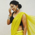 Gulki Joshi Instagram – #photodump 
#yellow
#saree
#untilnexttime 
#throwback