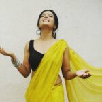 Gulki Joshi Instagram – #photodump 
#yellow
#saree
#untilnexttime 
#throwback