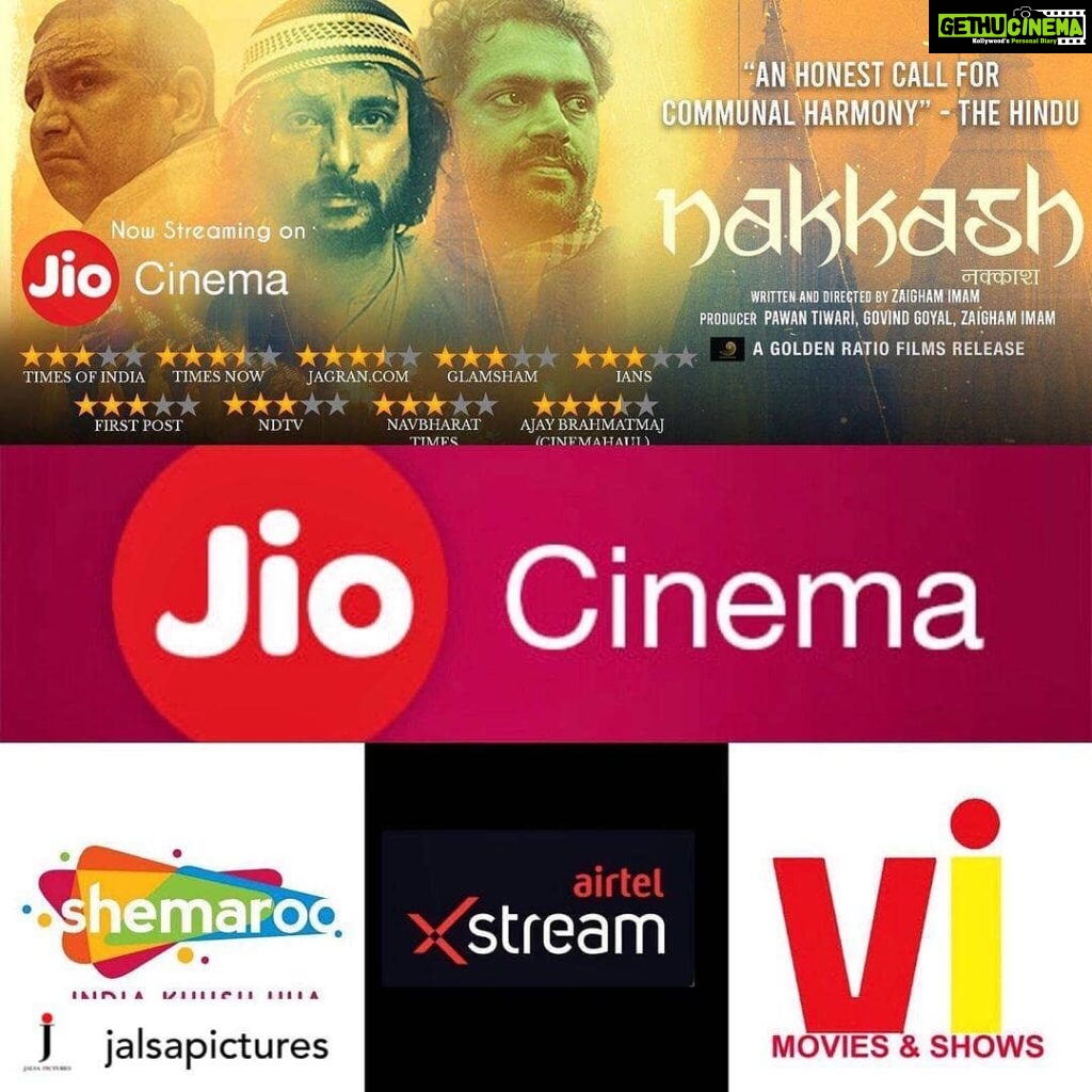 Gulki Joshi Instagram - Finally soooo happy to announce that my movie @Nakkash is now streaming on ; JioCinema , ShemarooMe Airtel India , Vodafone it Happy watching 🎥 . . @jalsapictures Big thanks to my friend/producer/actor for making this happen 🤗 @pawantiwari_official