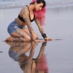 Gurbani Judge Instagram - If you figure out what beach I shot this at, let me know if you find my shirt 🙃 #theonetimeiwenttotheBeachinbombay #somanycaptionideas #NSFW #dontbeBeachy #lifeisntalwaysPeachybut