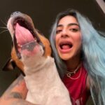 Gurbani Judge Instagram - I heart my dog 🐾 @patchster #fureverBoyo #bestBoyo #patchyBoyalwaysYawnin #lol 6th slide really shows how in sync we are 😂🤣 Mumbai, Maharashtra
