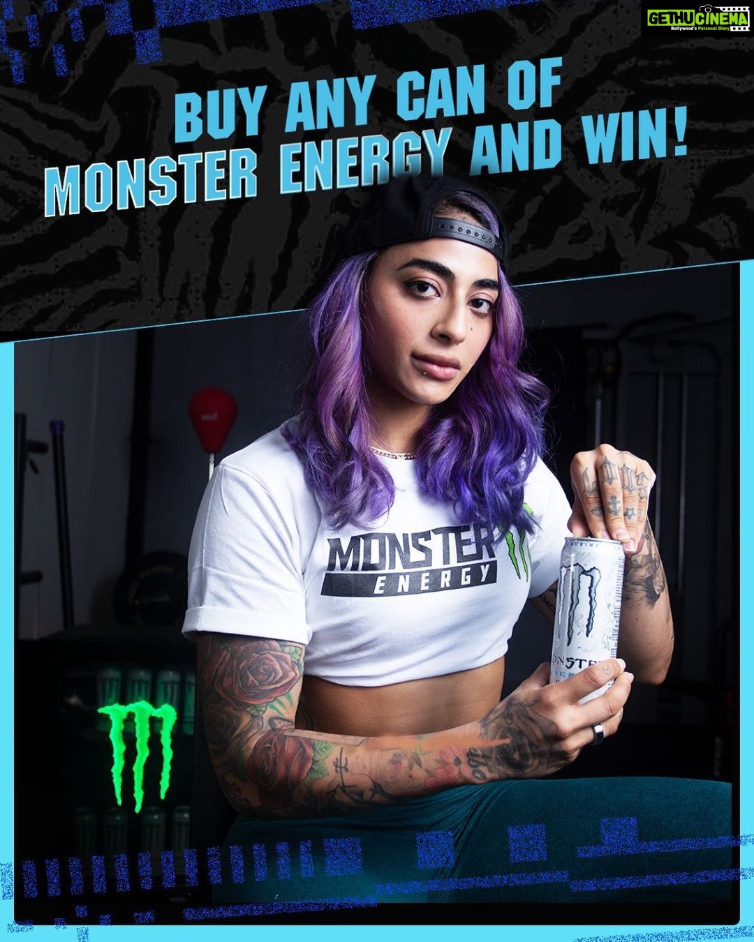 Gurbani Judge Instagram - Get Ultra charged and #GameLikeABeast with Monster Energy! They've got some insane prizes like the ASUS ROG Phone 5, gaming chairs and special Monster Energy x boAt Airdopes for you guys to win! So grab your can today and participate! #MonsterUltraIndia @monsterenergy ⚡️