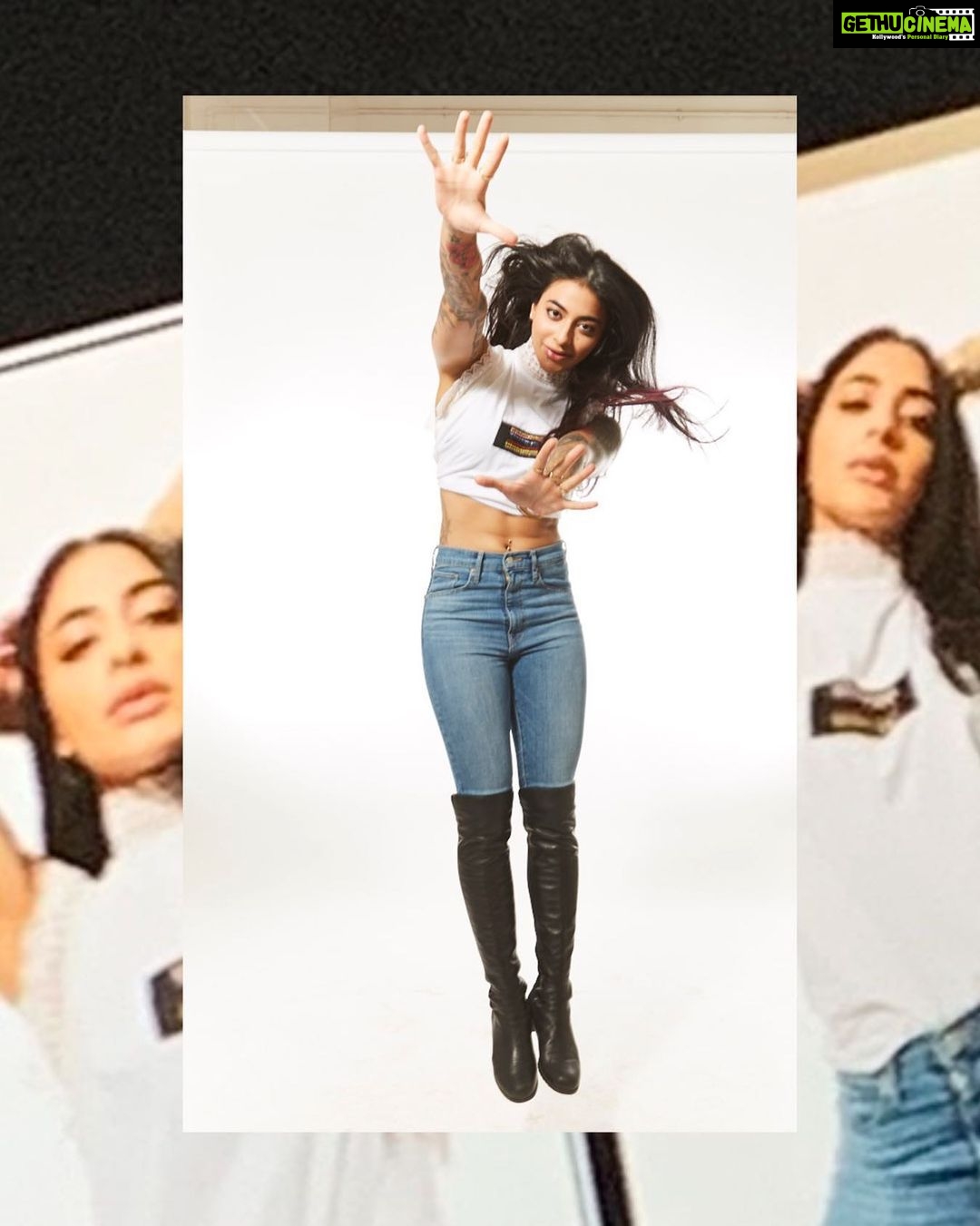 Gurbani Judge Instagram - 1/3 Ya girl missed posting collages like this across grids. But here we go now :) Throwback to a shoot with Grazia circa 2019. I wish I had the actual pictures. I wish I remembered who the photographer was (KC?) so I could ask them to kindly send me these pictures. Jumping with joy for PRIDE🌈 There were these limited pieces - tops and T-shirt’s that had been customised by select designers and we got to pick and wear a piece each for our photographs. Mine had a flag made with sequins in different colors. Good times. Always ♥️☺️ #joy #grazia #pride #tbt #2019 #gridcollagesweback #:) Mumbai, Maharashtra