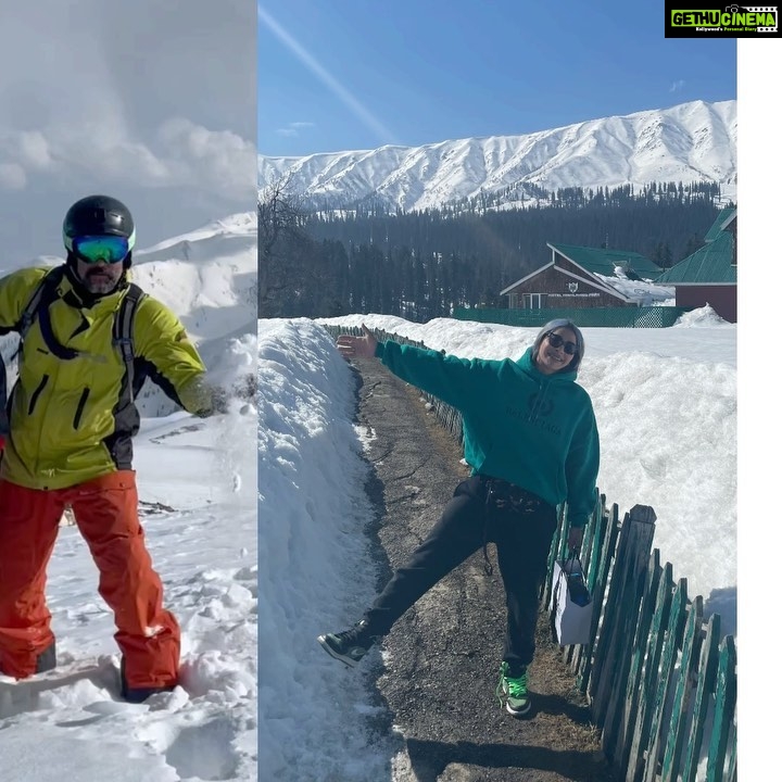 Gurbani Judge Instagram - GULMARG! 🏔🏂💯☀️❄️ I still have more pictures to post :P Currently on my first international flight of 2021 🥲so making collages with the many hours I have at hand. Feels s’good to be back up here. I missed you skies! I missed you flat beds, missed flying for double digit hours, missed you WIFI sorcery in the clouds, missed little sachets of condiments that are impossible to open safely without spilling half of them on yourself lol, missed the magic of TIME TRAVEL! Ok maybe this should’ve been a flight post. Lol. Side note: I could never call it a ‘photo d<<p’ I have too much respect for the photos and the memories lol. ENJOIIIIIIIIII 😍☺️ #Kashmir #Gulmarg #snowboarding #thebest #loalife #nocomplaints #100Life Gulmarg, Kashmir