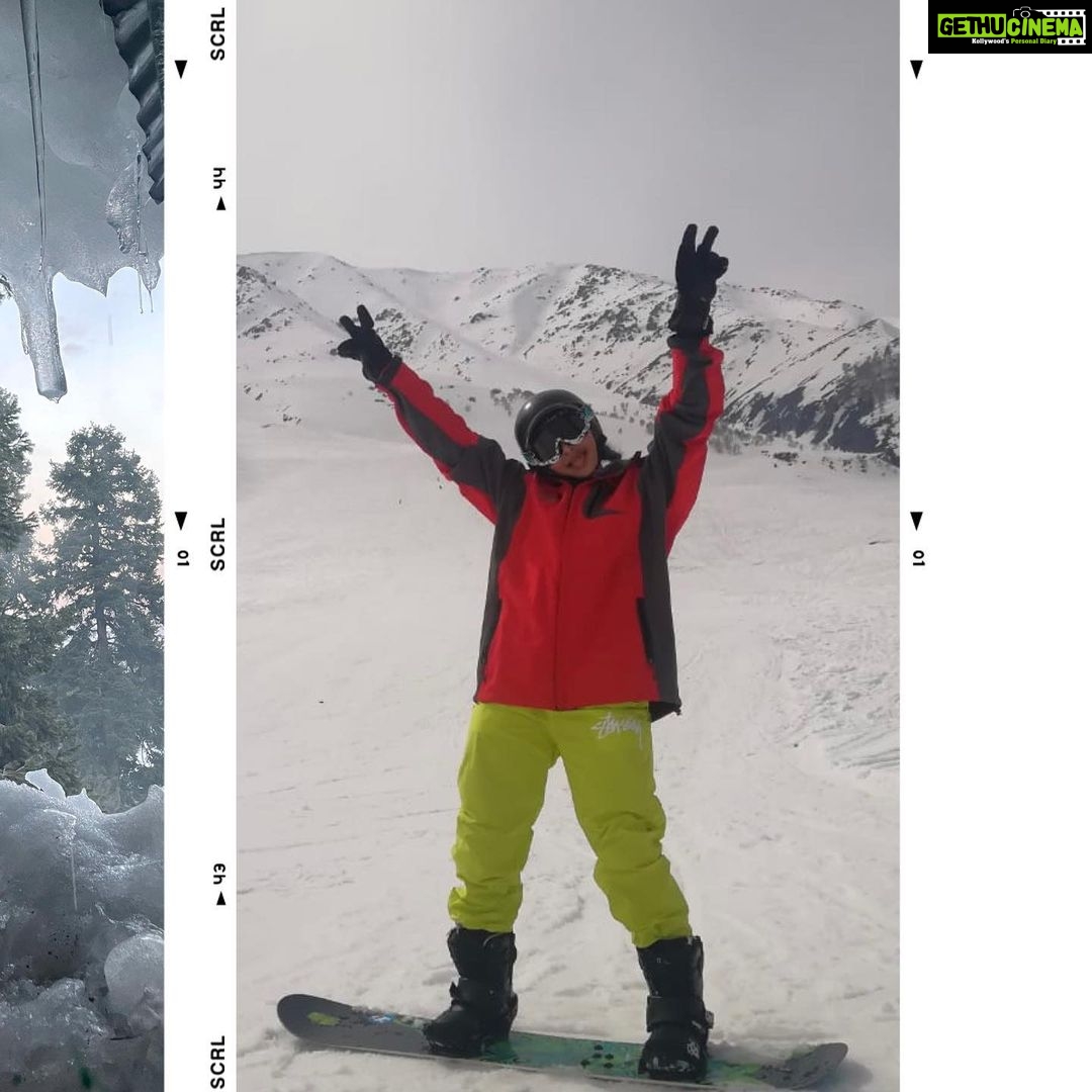 Gurbani Judge Instagram - GULMARG! 🏔🏂💯☀️❄️ I still have more pictures to post :P Currently on my first international flight of 2021 🥲so making collages with the many hours I have at hand. Feels s’good to be back up here. I missed you skies! I missed you flat beds, missed flying for double digit hours, missed you WIFI sorcery in the clouds, missed little sachets of condiments that are impossible to open safely without spilling half of them on yourself lol, missed the magic of TIME TRAVEL! Ok maybe this should’ve been a flight post. Lol. Side note: I could never call it a ‘photo d<<p’ I have too much respect for the photos and the memories lol. ENJOIIIIIIIIII 😍☺️ #Kashmir #Gulmarg #snowboarding #thebest #loalife #nocomplaints #100Life Gulmarg, Kashmir