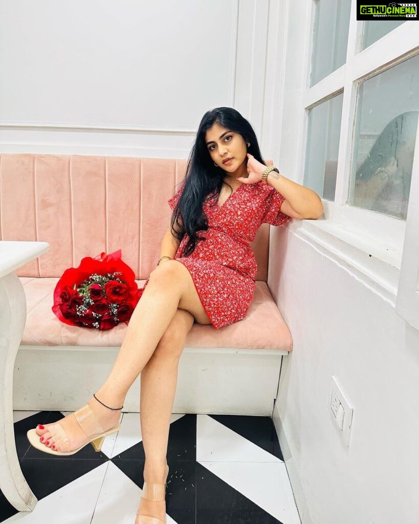 Hasini Anvi Instagram - Red roses and fine poses 😉❤. #hasinianvi Beluga