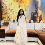 Hasini Anvi Instagram - Let me distract you 😛💛 Outfit : @diva_designer_studio_ #hasinianvi