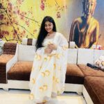 Hasini Anvi Instagram - Let me distract you 😛💛 Outfit : @diva_designer_studio_ #hasinianvi
