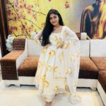 Hasini Anvi Instagram - Let me distract you 😛💛 Outfit : @diva_designer_studio_ #hasinianvi