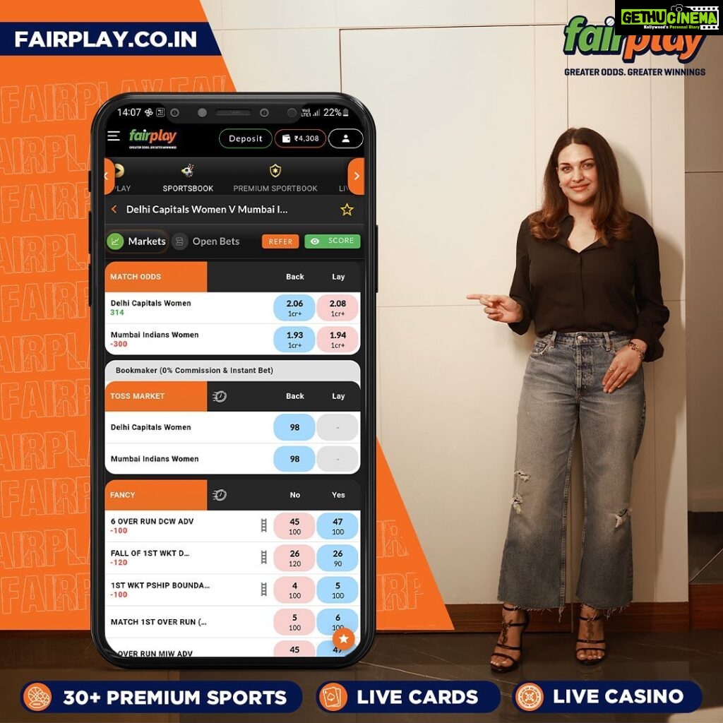 Himanshi Khurana Instagram - Use Affiliate Code HIMA300 to get a 300% first and 50% second deposit bonus. This Women's Premiere League, watch the matches LIVE on FairPlay- free of cost, ad free and faster than TV! Win BIG in the debut season of the WPL by betting at the best odds in the market only on FairPlay. 🎁 Greater odds = Greater winnings 💰 Instant withdrawals within 10 mins 24*7 💲 Exciting loyalty, referral and other bonuses 👩🏻‍💻 24*7 customer support #fairplayindia #fairplay #safebetting #sportsbetting #sportsbettingindia #sportsbetting #cricketbetting #betnow #winbig #wincash #sportsbook #onlinebettingid #bettingid #bettingtips #premiummarkets #fancymarkets #winnings #earnnow #winnow #getsetbet #livecasino #cardgames #betsetwin #womenspremiereleague #wpl #womenincricket #cricketlovers #fpbook