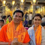 Hrishitaa Bhatt Instagram - Visited Mahakaleshwar temple to seek blessings from Baba Mahakal 🙏🏻🙏🏻 . . . . #hrishitaabhatt #bollywoodactress #mumbaiinfluencer #mumbaiinstagrammers #mumbaidaily #mumbaigram #mumbaifashion #bollywoodfashion #bollywoodstyle #indianactress #mahakaleshwar #mahakaleshwartemple #prayers #madhurbhandarkar #religious Mahakaleshwar Temple