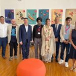 Hrishitaa Bhatt Instagram - It was truly enriching to discuss Indian Cinema as a panelist at the Venice Film festival. Also a great pleasure to meet Venice film festival director @alberto.barbera1 & share the panel with MD NFDC & CEO CBFC Ravinder Bhakar and Roberto Stabile Head of International Relations ANICA and advisor to Ministry of Culture Italy. . . . . Wearing: @gazalguptacouture Styled by: @niyati_gogri Jewellery by: @shillpapuriidesignerjewellery @stylebyriyajn . . . . #hrishithabhatt #venicefilmfestival #venicefilmfestival2022 #venice #festivaldivenezia #venezia2022 #filmfestival #biennalecinema2022 #festivaldelcinemadivenezia #festivaldelcinema #bollywoodstar #bollywoodfashion #bollywoodactress #internationalfilmfestival #indianactress #fashioninspiration Venice Film Festival