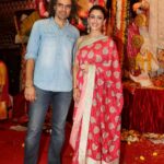 Hrishitaa Bhatt Instagram - May Goddess Durga's divine blessings be always with you! . . . . . . #hrishitaabhatt #bollywoodactress #mumbaiinfluencer #mumbaiinstagrammers #mumbaidaily #mumbaigram #mumbaifashion  #bollywoodfashion #bollywoodstyle #indianactress #glitz #glamourous #navratri #navratrispecial #navratrioutfit #navratrifestival #durgapuja2022 #durgapujo #durgapuja #imtiazali #ranimukherjee #tanishamukherjee