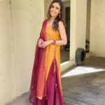 Hrishitaa Bhatt Instagram - Wearing yellow to celebrate the joy and enthusiasm on Day 4 of #navratri2022 . . Outfit- @bunaai Makeup - @manish_kerekar Hair- @makeovrsbyritaa . . . . #hrishitaabhatt #bollywoodactress #mumbaiinfluencer #mumbaiinstagrammers #mumbaidaily #mumbaigram #mumbaifashion  #bollywoodfashion #bollywoodstyle #indianactress #glitz #glamourous #navratri #navratrispecial #navratrioutfit #navratrifestival #yellow