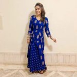 Hrishitaa Bhatt Instagram - Decked up in blue to enjoy Day 3 of #navratri2022 . . Outfit - @rivaajclothing . . . . . #hrishitaabhatt #bollywoodactress #mumbaiinfluencer #mumbaiinstagrammers #mumbaidaily #mumbaigram #mumbaifashion  #bollywoodfashion #bollywoodstyle #indianactress #glitz #glamourous #navratri #navratrispecial #navratrioutfit #navratrifestival #bluelook