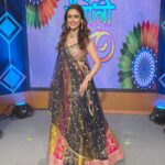 Hrishitaa Bhatt Instagram - Be sure to watch the repeat telecast of #Rangoli Monsoon special episode at 11pm tonight on @ddnational @ddnationalrangoli . . Wardrobe Courtesy- @CharmisDesign Stylist- @stylebyriyajn Assisted by- @Moreprachi__ @riyagarg3882 Jewelry: @tarannumjewelry @shillpapuriidesignerjewellery Makeup- @makeovrsbyritaa @manish_kerekar . . . #hrishitaabhatt #Rangoli #DDNational #DoordarshanNational #Bollywood #BollywoodSongs #Evergreensongs #bollywoodactress #mumbaiinfluencer #mumbaiinstagrammers #mumbaidaily #mumbaigram #mumbaifashion #bollywoodfashion #bollywoodstyle #indianactress #glitz #glamourous #alldressedup #fashioninspiration #lookoftheday #lehenga