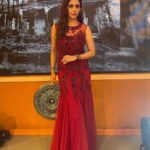 Hrishitaa Bhatt Instagram - Vibing in red 🌹 . . . . Styled by- @stylebyriyajn Assisted by - @moreprachi__ Outfit- @majesticbyjapnah Coordinated by - @moushumibanerji Makeup- @manish_kerekar Hair- @makeovrsbyritaa . . . . . . . #hrishitaabhatt #bollywoodactress #mumbaiinfluencer #mumbaiinstagrammers #mumbaidaily #mumbaigram #mumbaifashion  #bollywoodfashion #bollywoodstyle #indianactress #glitz #glamourous #ddnational #ddnationalrangoli