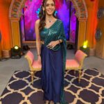 Hrishitaa Bhatt Instagram - Lights camera action 🎬 . . . . Stylist - @stylebyriyajn Assistant Stylist - @moreprachi__ Designer- @mukeshrathoreofficial_ Jewellery - @miranabymegha × @affiliates_pr Co-ordinated by- @moushumibanerji Makeup- @manish_kerekar @makeovrsbyritaa . . . . . . . #hrishitaabhatt #bollywoodactress #mumbaiinfluencer #mumbaiinstagrammers #mumbaidaily #mumbaigram #mumbaifashion  #bollywoodfashion #bollywoodstyle #indianactress #glitz #glamourous #ddnational #ddnationalrangoli