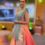 Hrishitaa Bhatt Instagram - Don't forget to watch #Rangoli which airs on Sunday at 8 am & 7:30 pm and also on next saturday at 10pm . Only on @ddnational @ddnationalrangoli . . . . Styled by- @stylebyriyajn Assisted by - @moreprachi__ Outfit- @riddhijainlabel Jewellery: @outfitsbyriyajn Coordinated by - @moushumibanerji Makeup: @manish_kerekar @_miss_prityz._makeovrs_ . . . . . . . #hrishitaabhatt #bollywoodactress #mumbaiinfluencer #mumbaiinstagrammers #mumbaidaily #mumbaigram #mumbaifashion  #bollywoodfashion #bollywoodstyle #indianactress #glitz #glamourous #ddnational #ddnationalrangoli