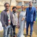 Hrishitaa Bhatt Instagram - It was a busy and insightful Day 2 at the #iffi2022 with the launch of 75 creative minds of tomorrow along with Shoojit Sircar and Ricky Kej & hosting French delegation. France being country of Focus #IFFI 2022 . . . Styled by : @stylebyriyajn Outfit by : @sabaayabymeher Jewellery by : @shillpapuriidesignerjewellery Hair n Make up by : @naazz0786 Coordinated by : @moushumibanerji . . . . . . . #hrishithabhatt #filmfestival #bollywoodstar #bollywoodfashion #bollywoodactress #iffi #iffigoa #iffi2022 #bollywoodmovie #bollywoodfilm #filmfestival #redcarpet #redcarpetstyle #redcarpetlook #iffi53goa