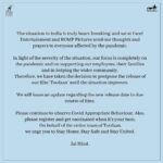 Hussain Dalal Instagram - Allah rehem kare ! Ask your friends if they’re okay. Ask your employees if they’re okay. Don’t cut salaries. Increase them if you can. Some people need oxygen, help them. Everybody needs food. Feed them. Share. Love. Ab nafrat nahi... sirf mohabbat aur dua. Filme toh banti aur lagti rahengi.. #toofan @faroutakhtar @rakeyshommehra @mrunalthakur @excelmovies @romppictures @shankarehsaanloy @primevideoin