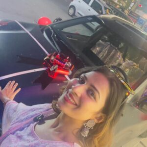 Inaya Sultana Instagram - My first car welcome to my family🚘