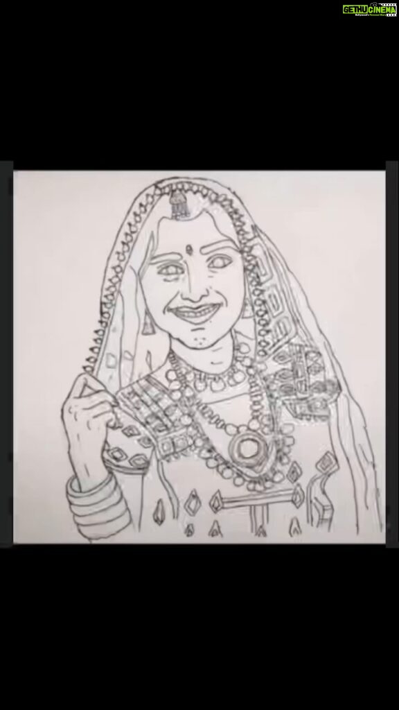 Indravathi Chauhan Instagram - Tqs for your love Tammi🙏🏻🥰❤… Draw/ @msudheer_1